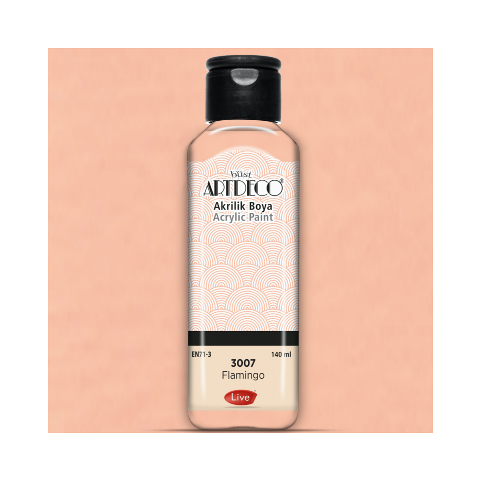 Artdeco 070R-3007 Akrilik Boya 140 ml Flamingo