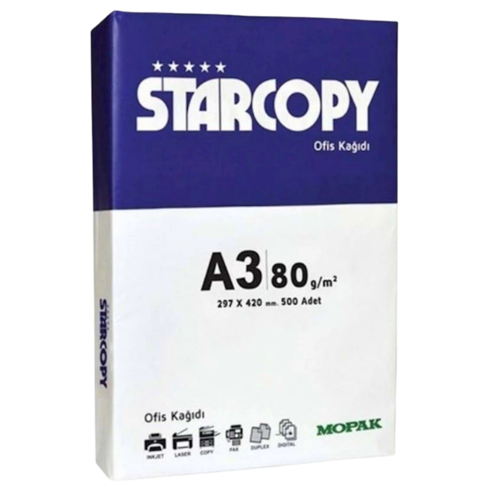 Mopak Fotokopi Kağıdı 80 gr A3 Starcopy