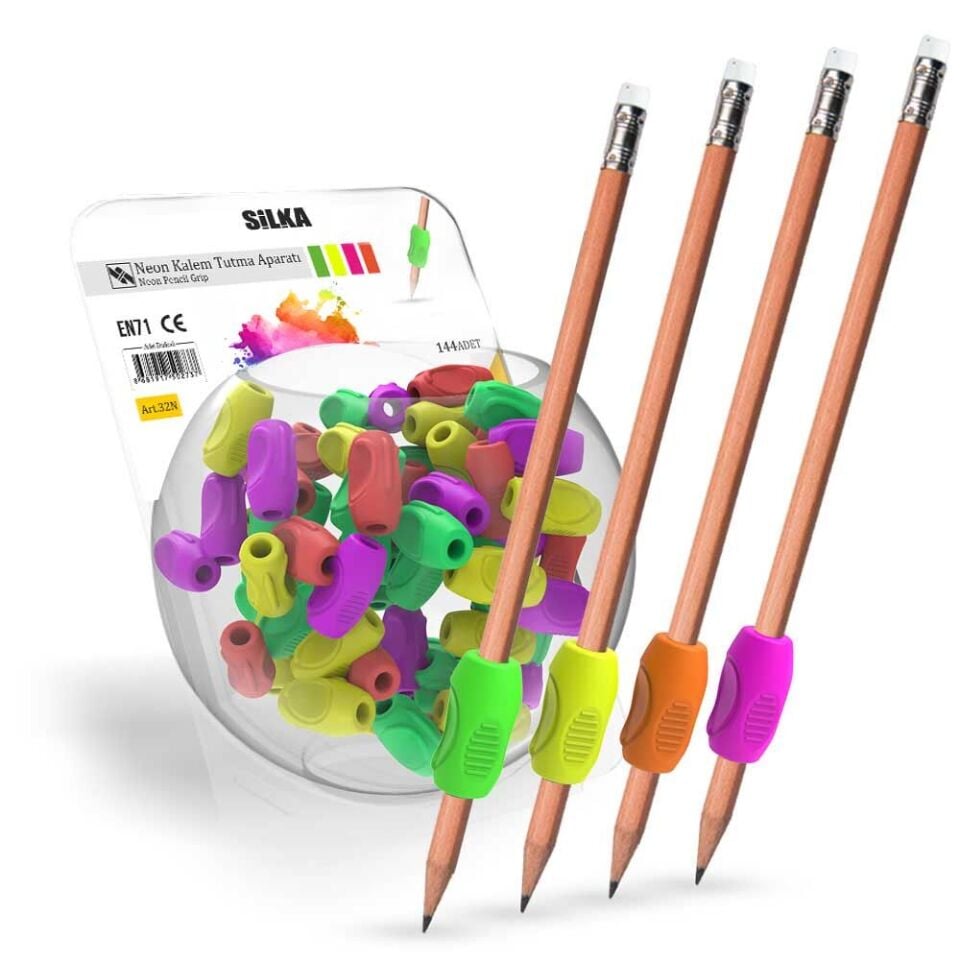 Silka 32N Neon Ergonomik Kalem Tutacağı