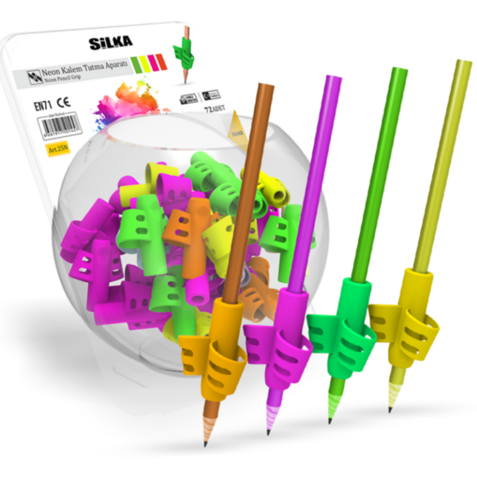 Silka 25N Neon Doğru Kalem Tutacağı