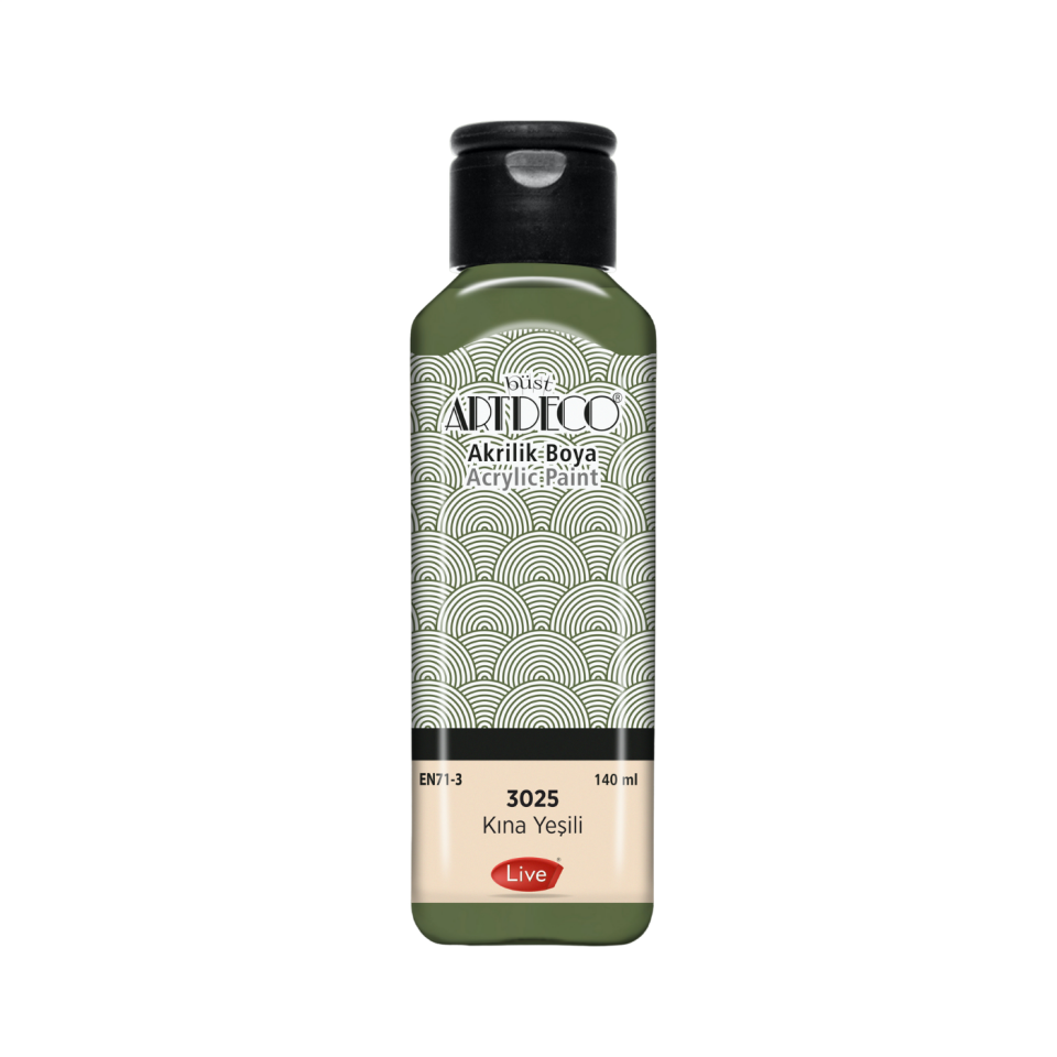 Artdeco 070R-3025 Akrilik Boya 140 ml Kına Yeşili