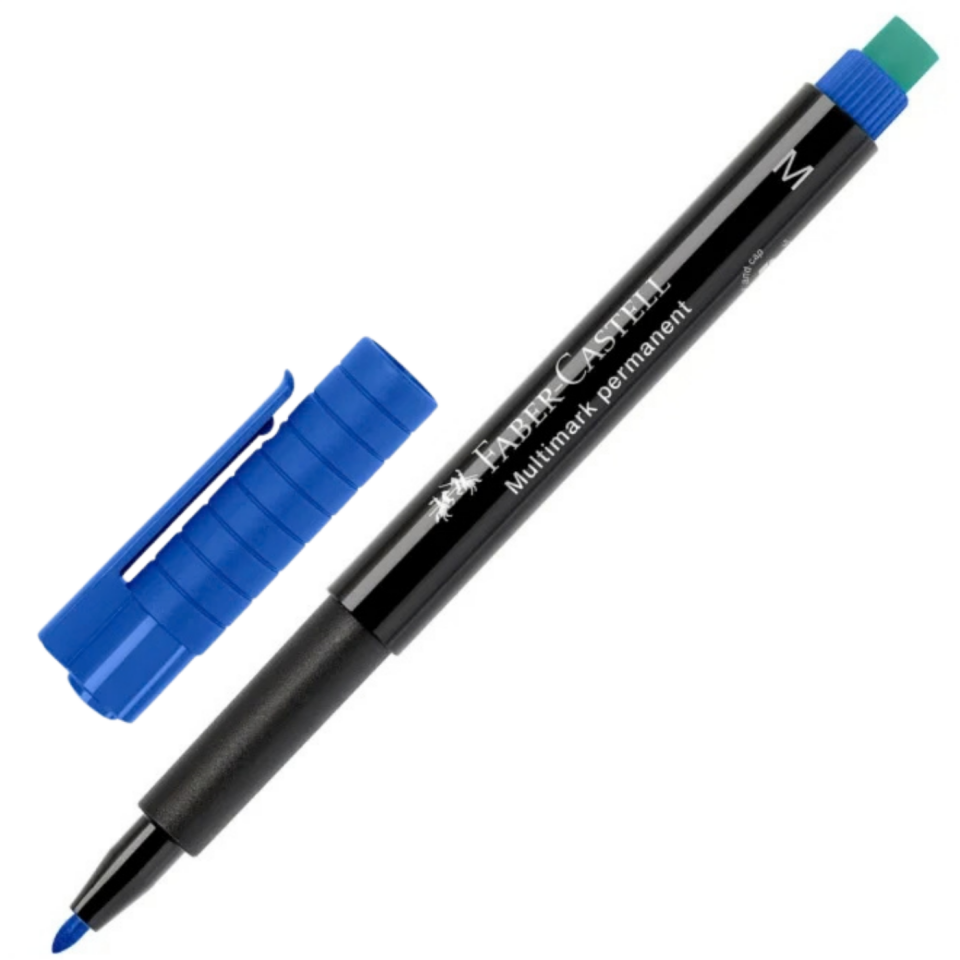 Faber Castell Silgili Asetat Kalemi M Mavi 152551