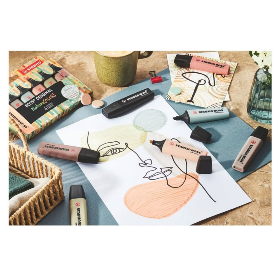 Stabilo Boss Original Nature Colors Pastel Fosforlu Kalem 70/821 8'li Set