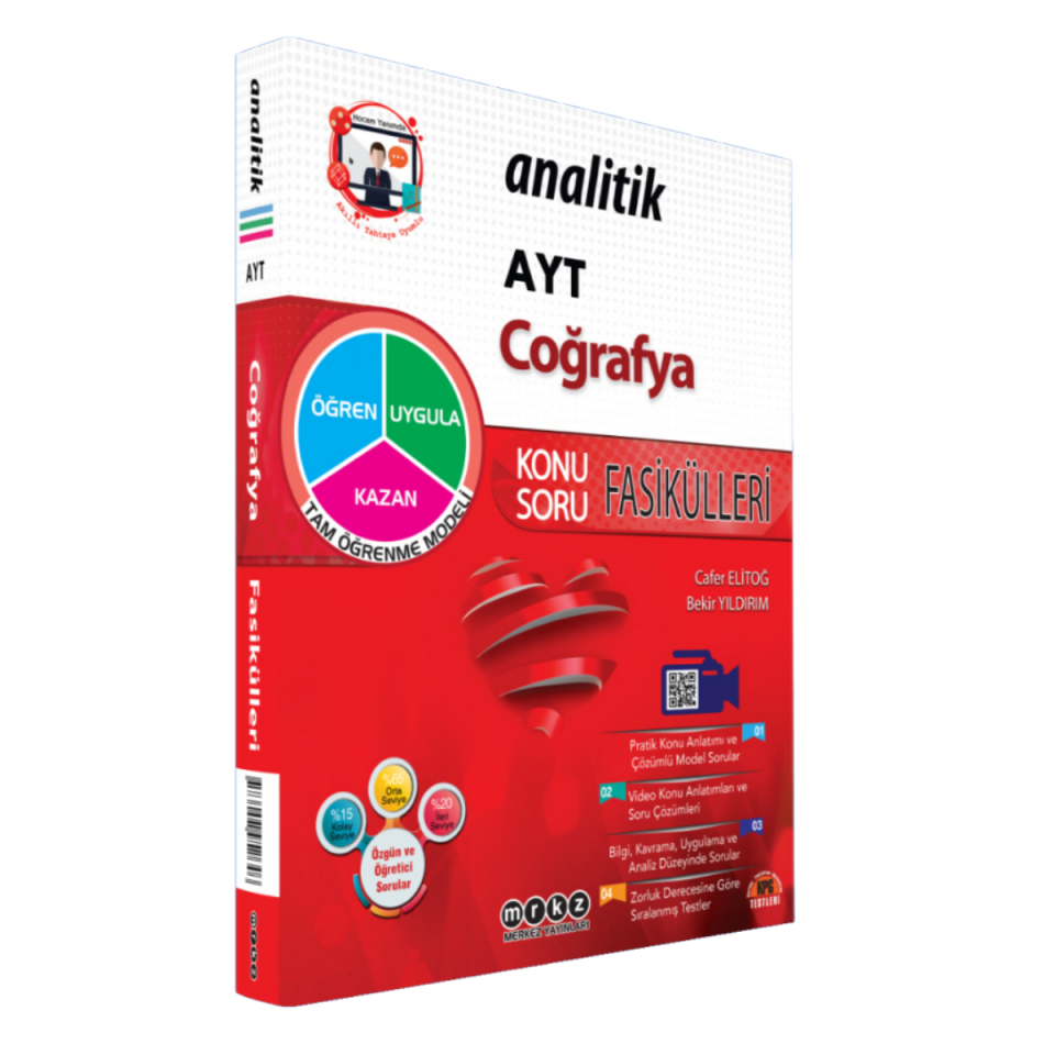 Merkez Yayınları Merkez Yayınları Analitik AYT Coğrafya