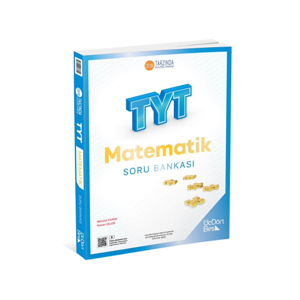 Üçdörtbeş Yayınları TYT Matematik Soru Bankası Güncel Baskı