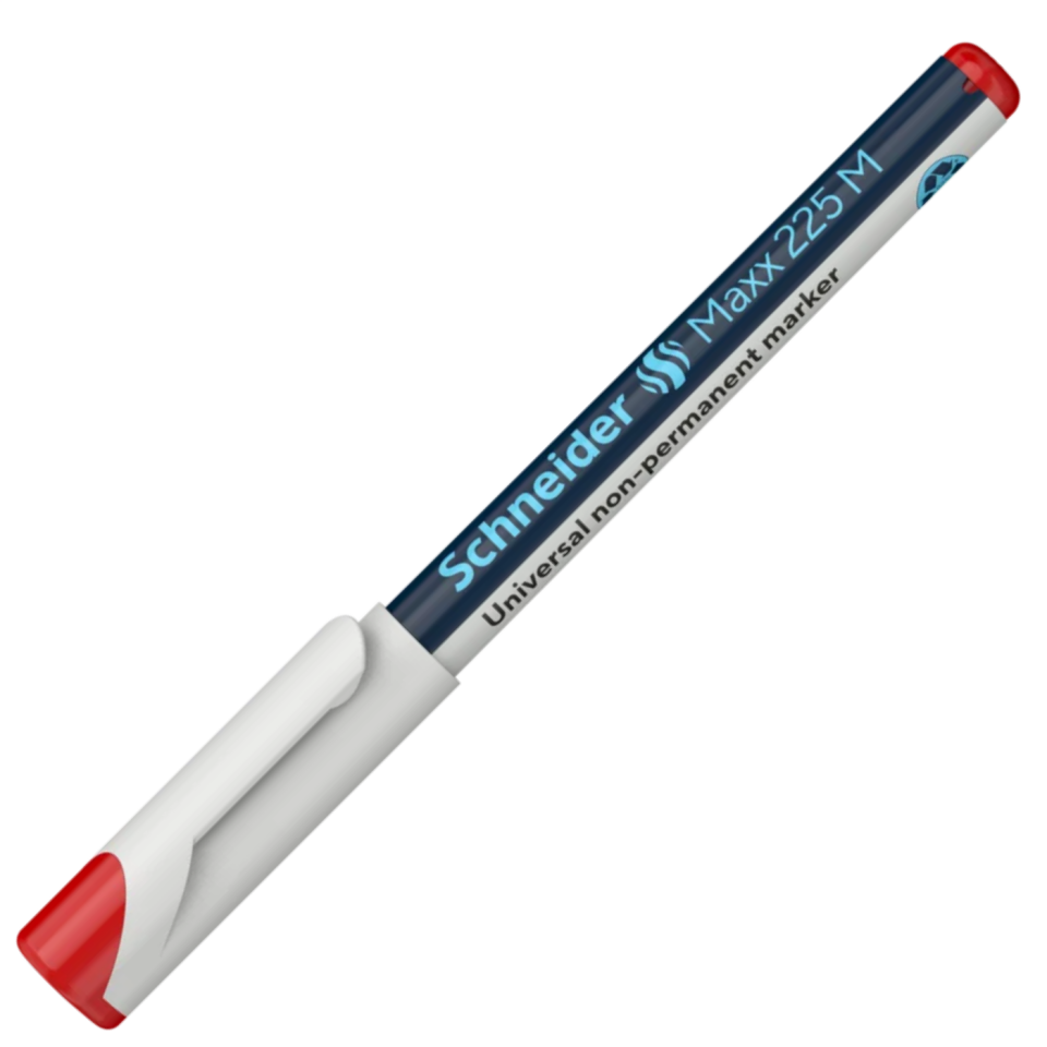 Schneider Maxx 225 M Silinebilir Asetat Kalemi 1,0 Mm Kırmızı