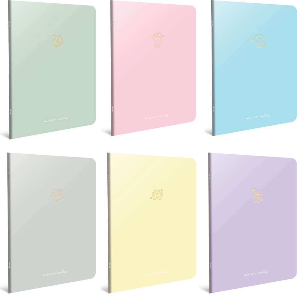 Gıpta 6456 Micro Notes 13x21 Çizgili Defter 60 Yaprak  Turkuaz