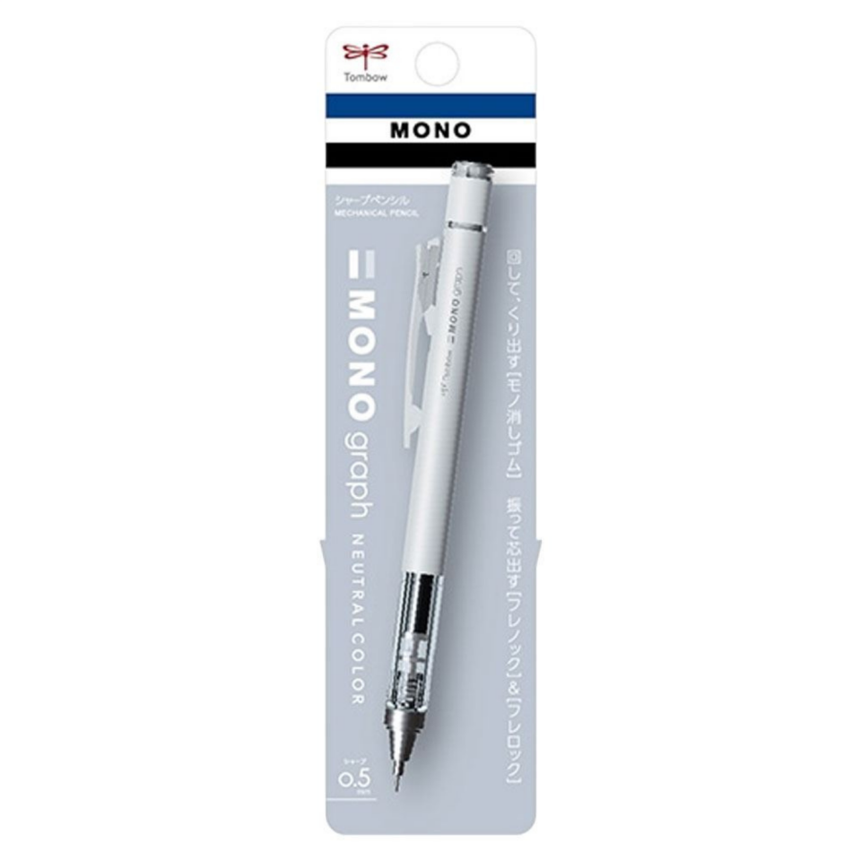 Tombow Mono Graph Neutral Color 0.5 mm Versatil - Uçlu Kalem Mat Gri