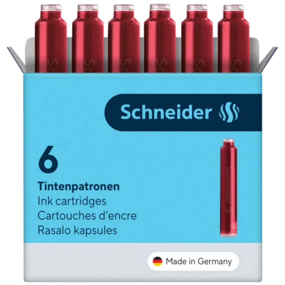 Schneider Dolmakalem Kartuşu 6'lı Kırmızı