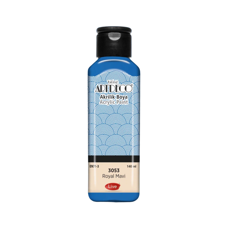 Artdeco 070R-3053 Akrilik Boya 140 ml Royal Mavi