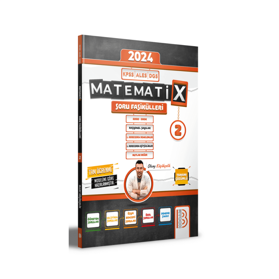 Benim Hocam Yayınları 2024 KPSS ALES DGS Matematix Soru Fasikülleri-2