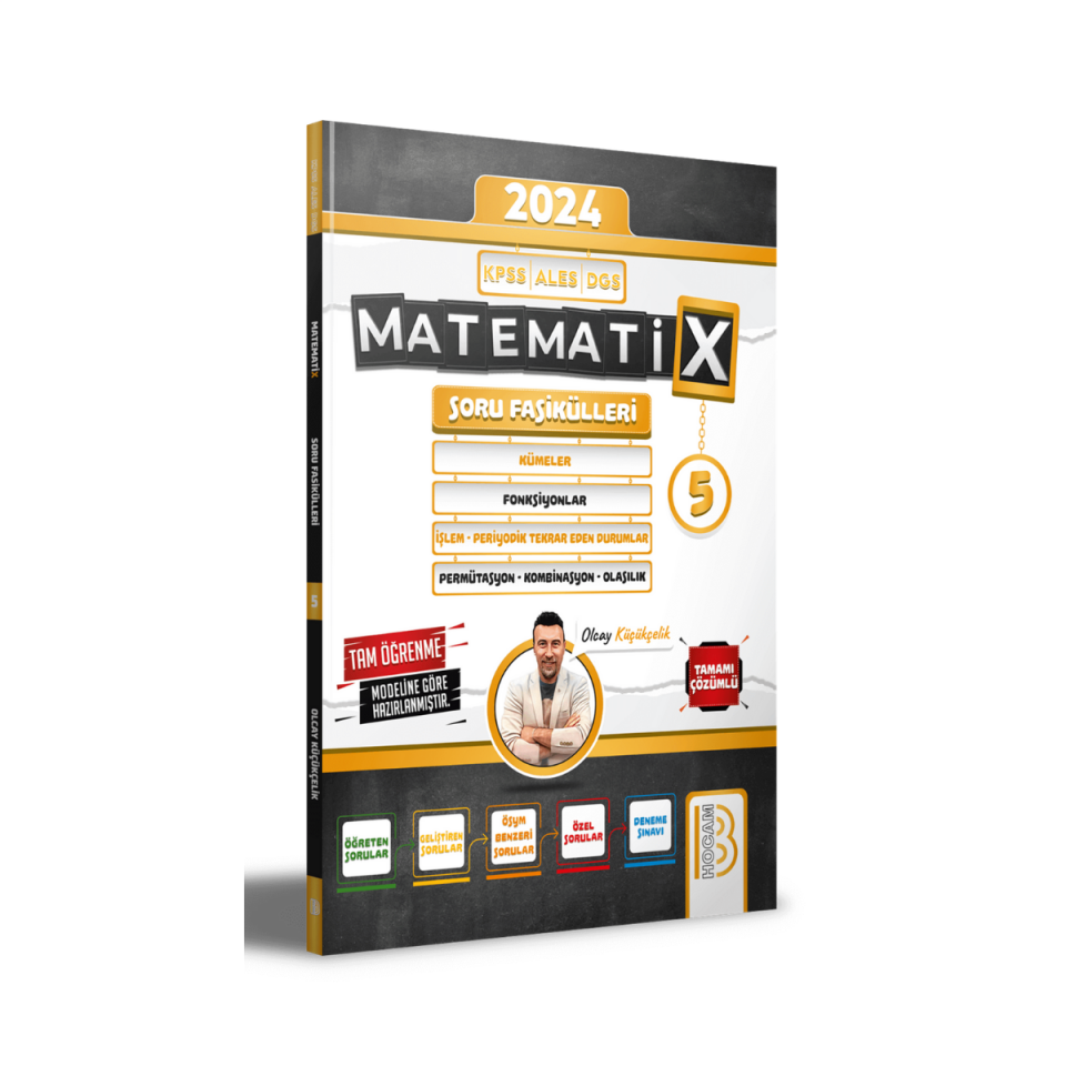 2024 KPSS ALES DGS Matematix Soru Fasikülleri-5 Benim Hocam Yayınları