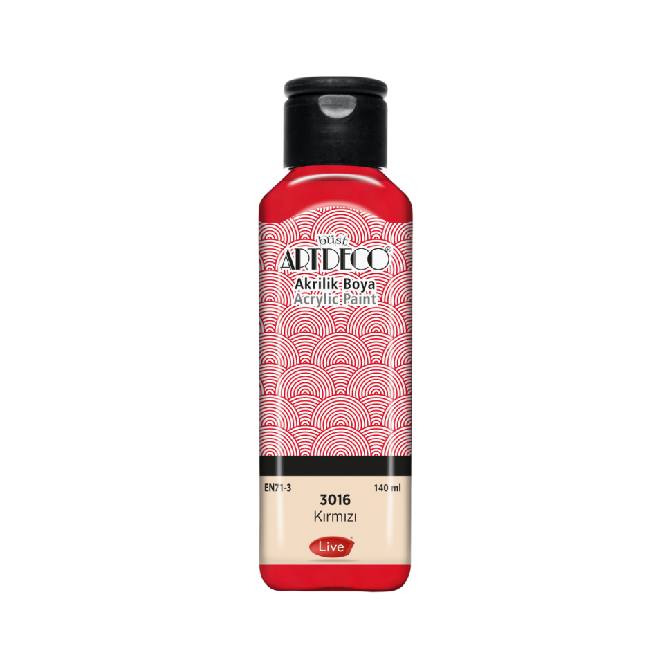 Artdeco 3016 Akrilik Boya Kırmızı 140 ml