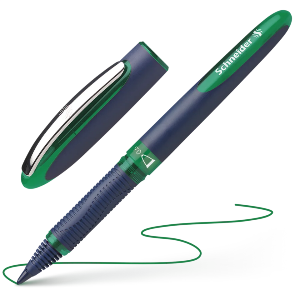 Schneider One Business Konik Uçlu Roller Kalem 0,6 Mm Yeşil