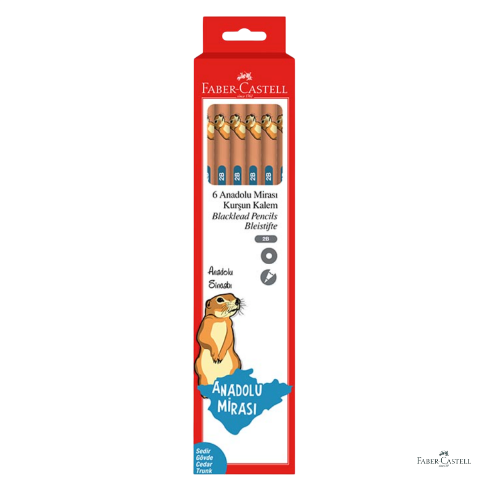 Faber-Castel Anadolu Mirası Kurşun Kalem 6'lı Set