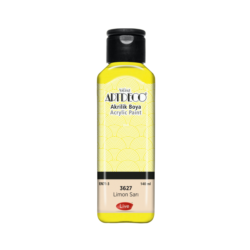 Artdeco 070R-3627 Akrilik Boya 140 ml Limon Sarı