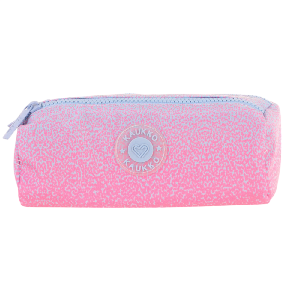Kaukko Dots Dual Kalem Çantası Pink K2714