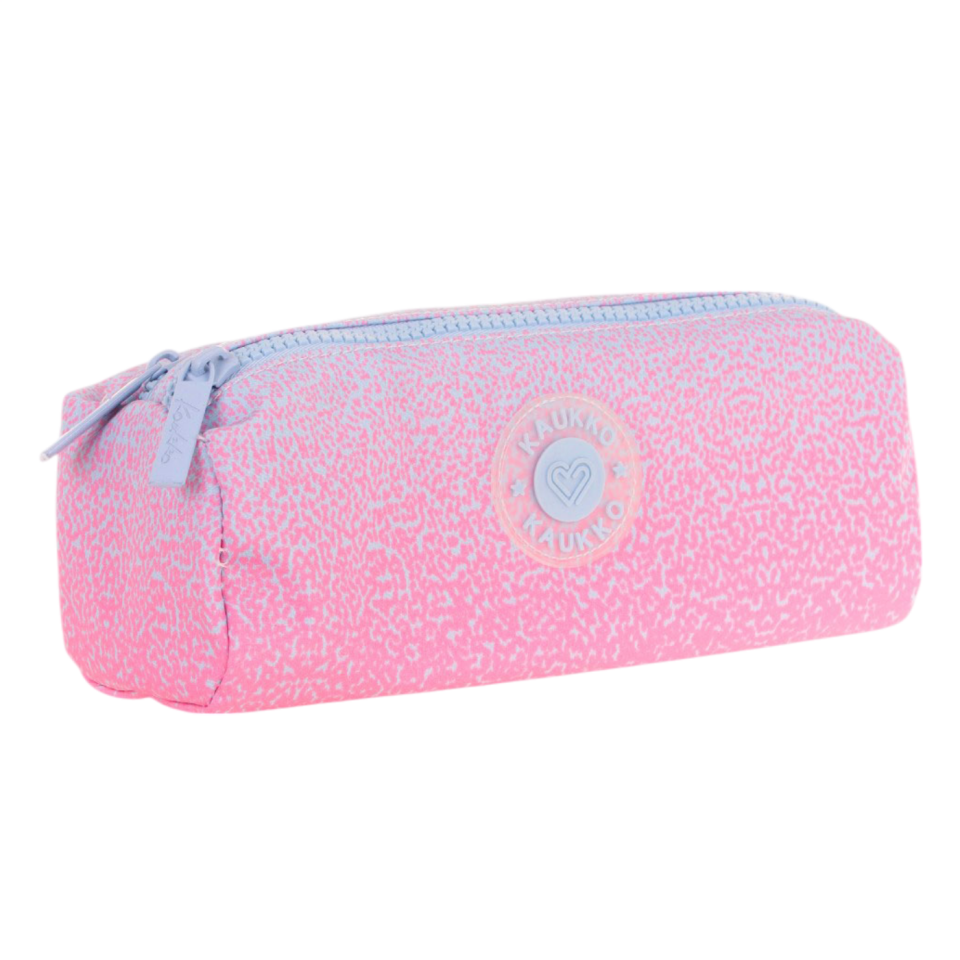 Kaukko Dots Dual Kalem Çantası Pink K2714