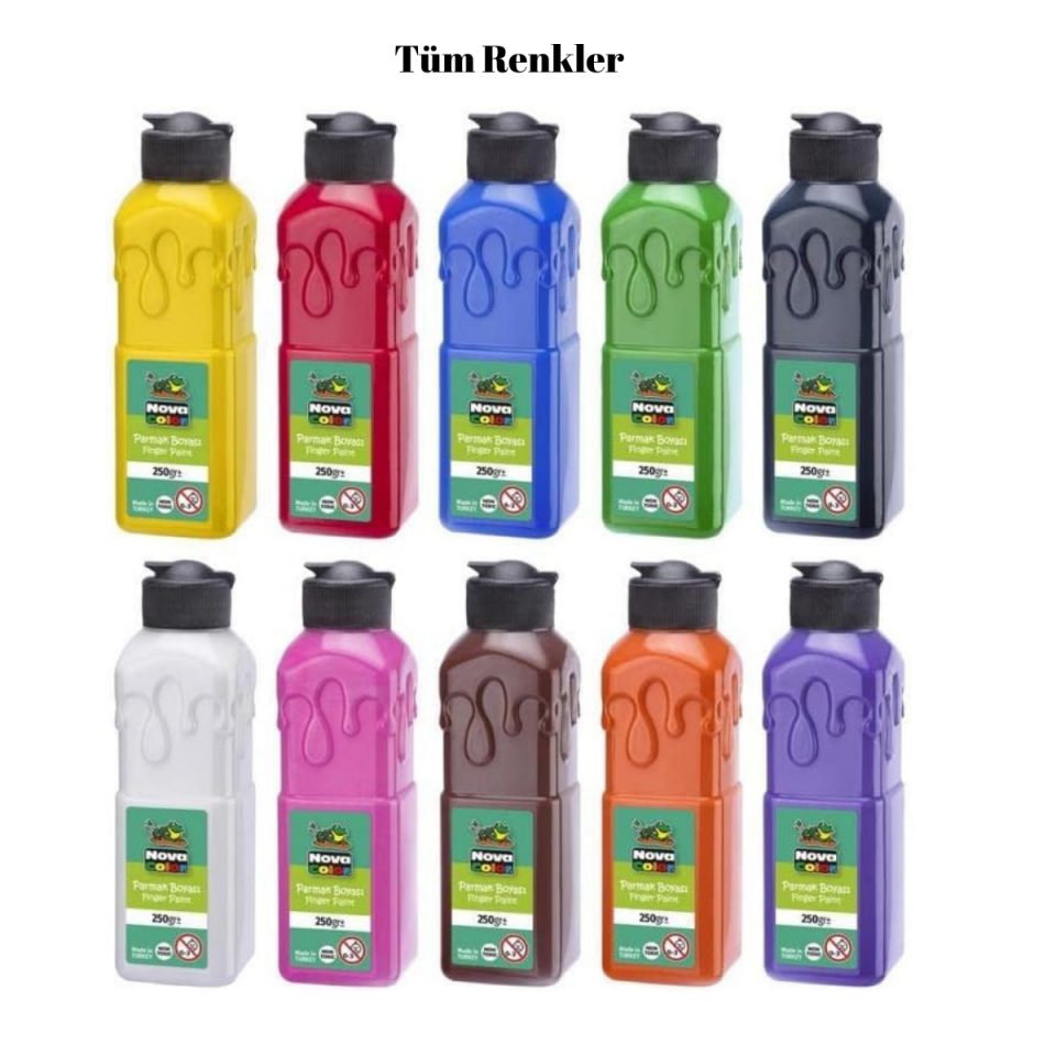  Nova Color Nc-449 Parmak Boyası 250Gr Turuncu