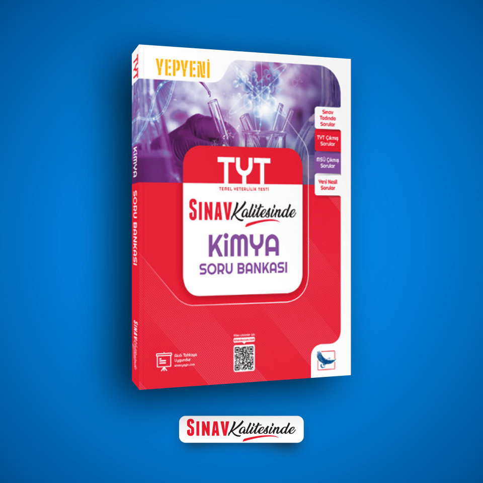 Sınav Yayınları Sınav Kalitesinde TYT Kimya Soru Bankası