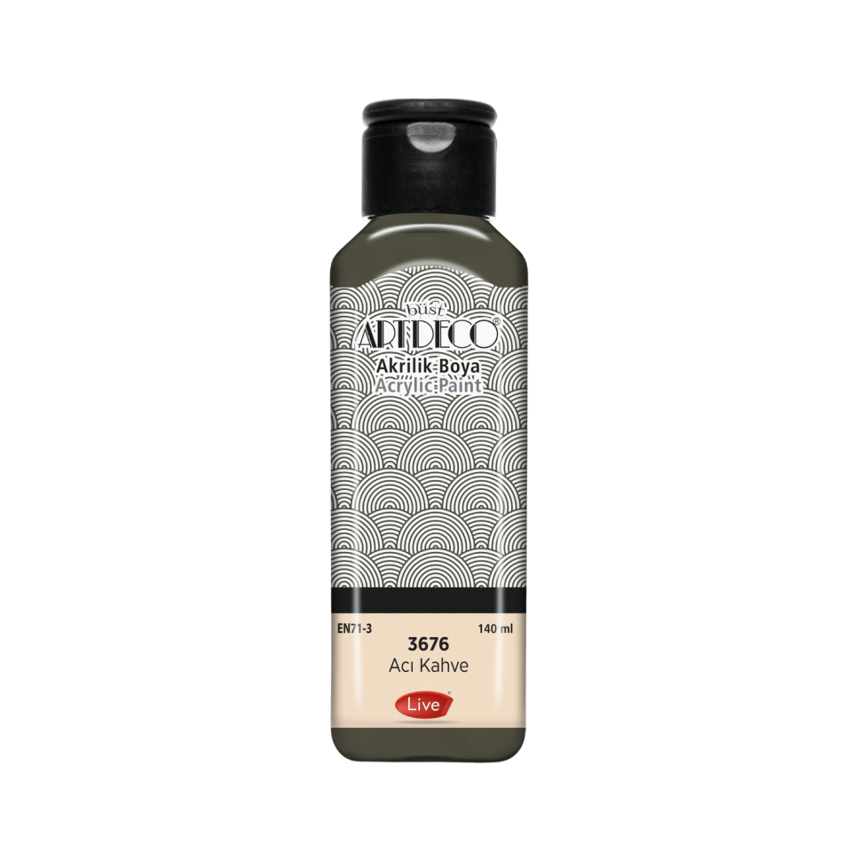 Artdeco 070R-3676 Akrilik Boya 140 ml Acı Kahve