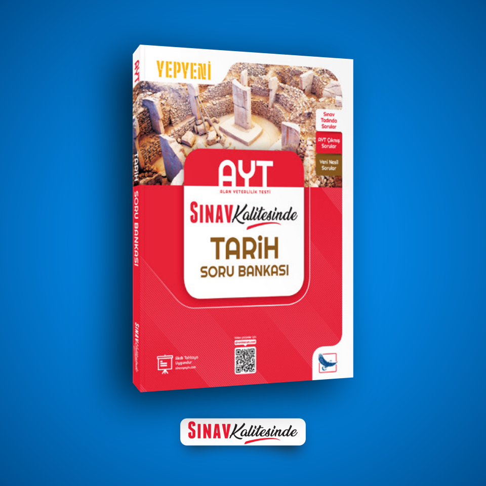 Sınav Yayınları Sınav Kalitesinde AYT Tarih Soru Bankası