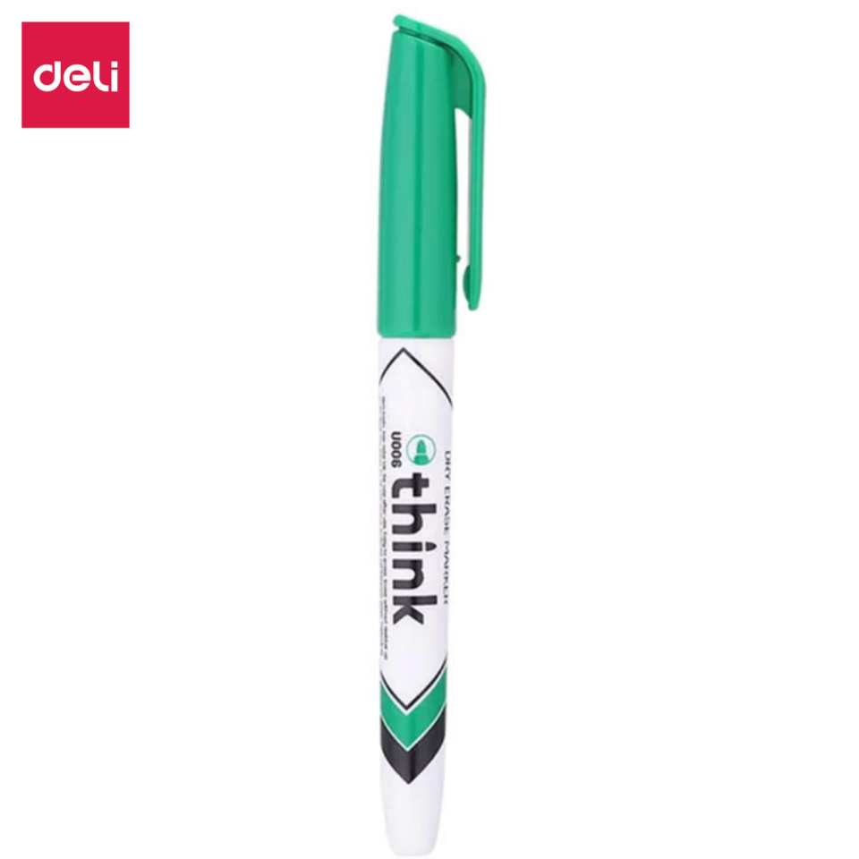 Deli Whiteboard Marker Kalem Yuvarlak Uç 1-1.5 mm Akrilik Yeşil