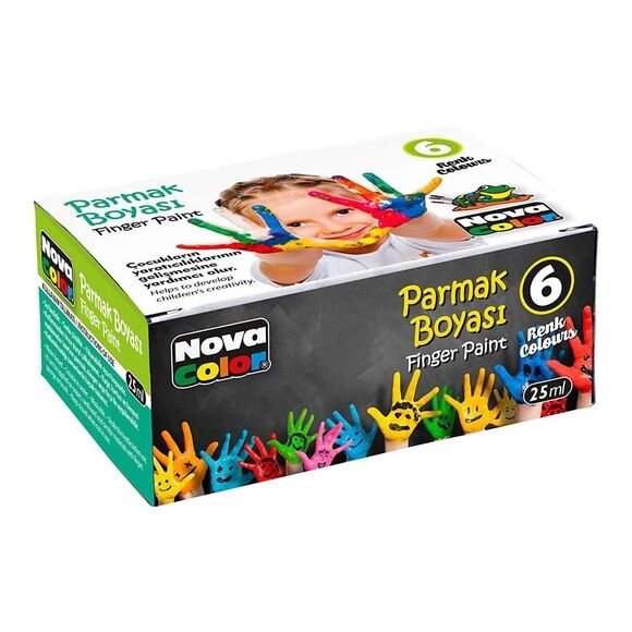  Nova Color Nc-138 Parmak Boyası 6 Renk
