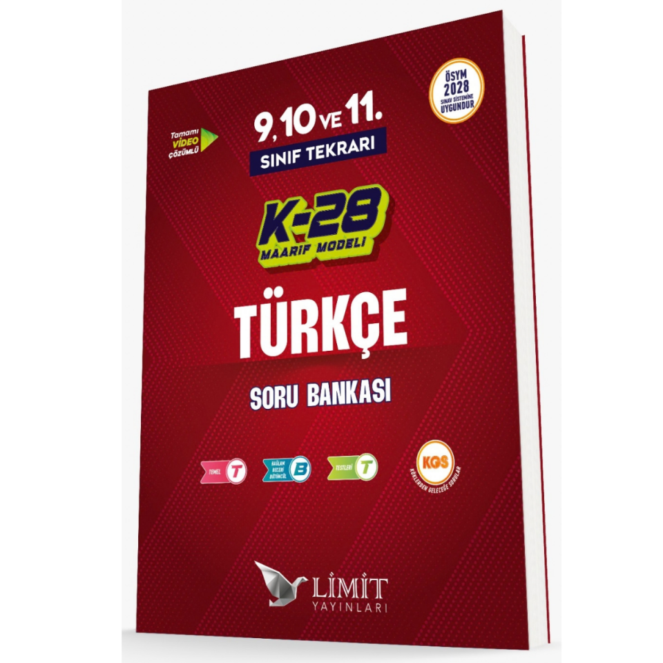 Limit Yayınları K-28 TYT Maarif Model Türkçe Soru Bankası