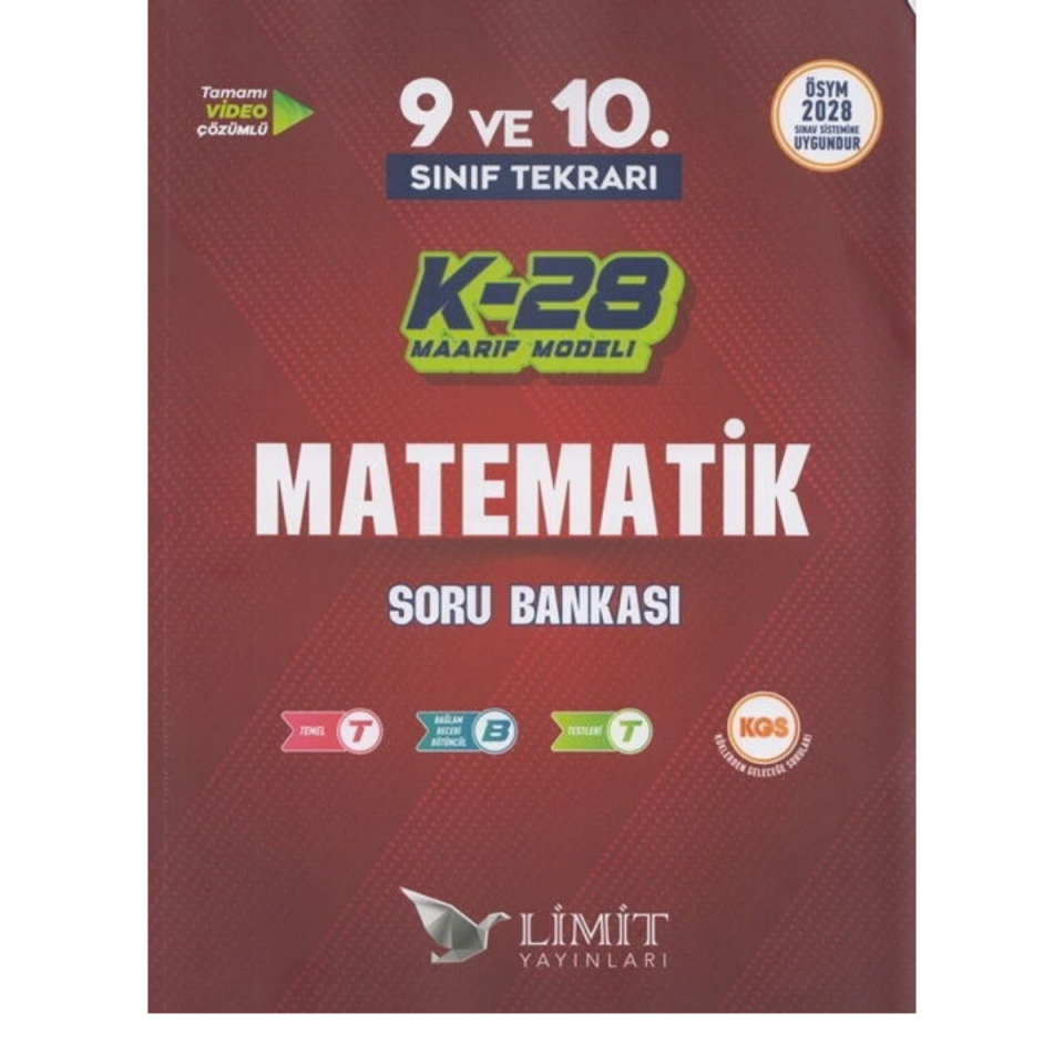 Limit Yayınları K-28 TYT Maarif Model Matematik Soru Bankası
