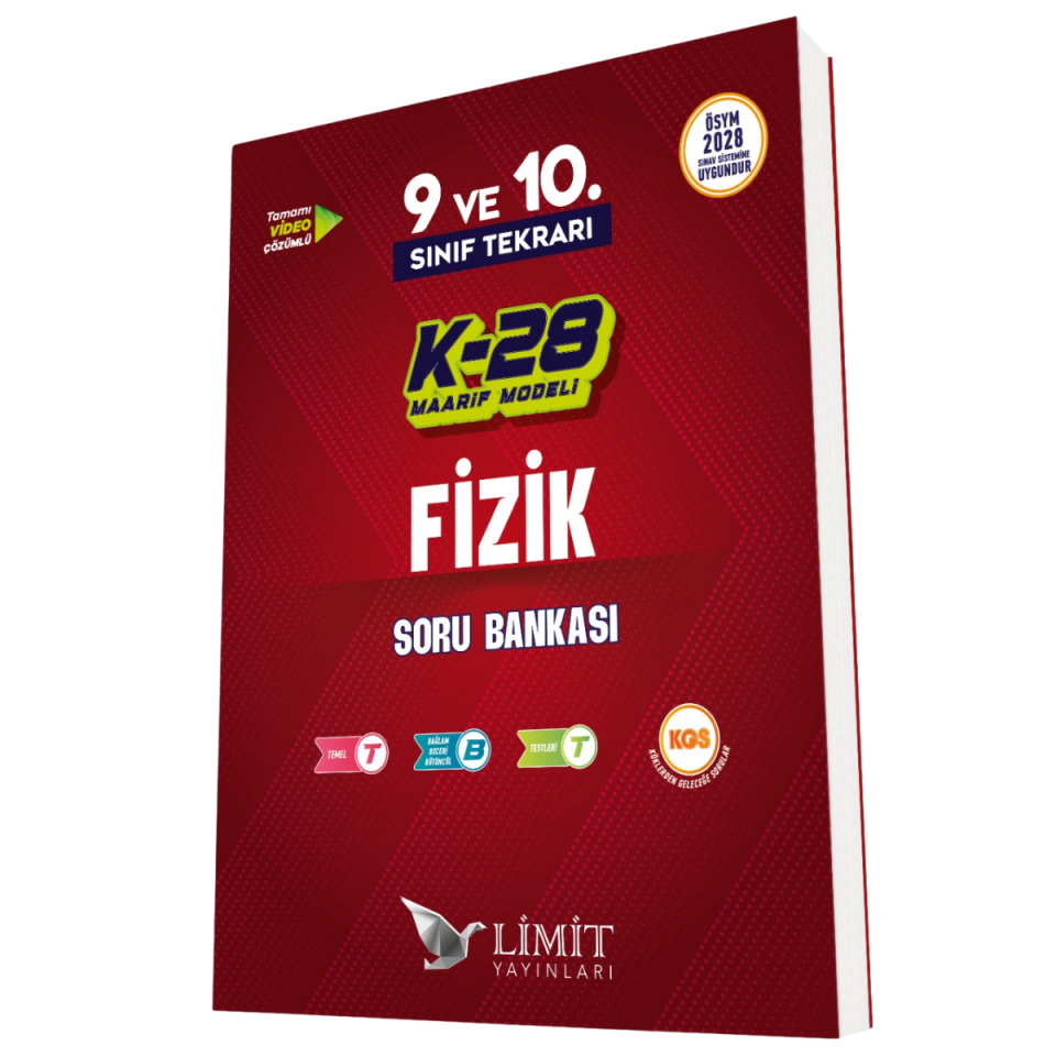 Limit Yayınları K-28 TYT Maarif Model Fizik Soru Bankası