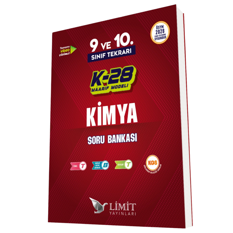 Limit Yayınları K-28 TYT Maarif Model Kimya Soru Bankası