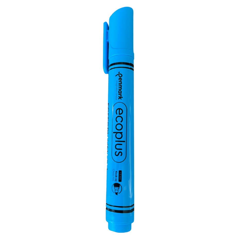 Penmark Hs1300-05 Ecoplus Kalem Tipi Fosforlu Kalem Mavi