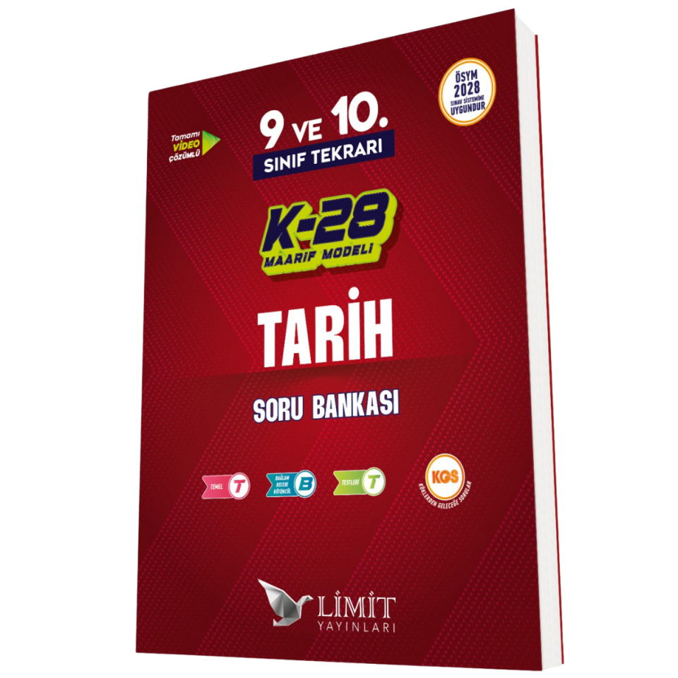 Limit Yayınları K-28 TYT Maarif Model Tarih Soru Bankası