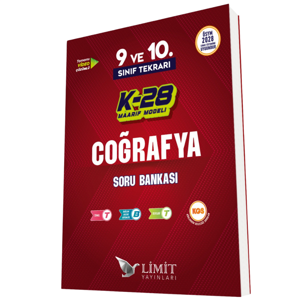 Limit Yayınları K-28 TYT Maarif Model Coğrafya Soru Bankası