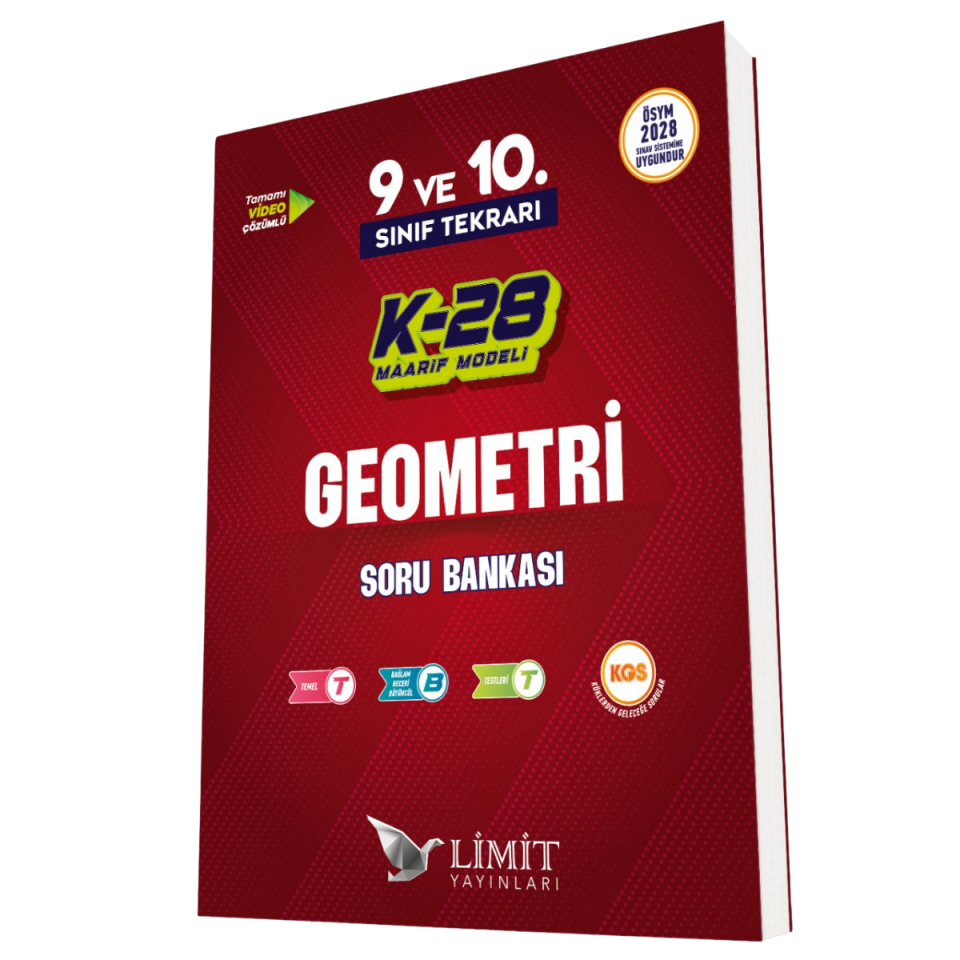 Limit Yayınları K-28 TYT Maarif Model Geometri Soru Bankası