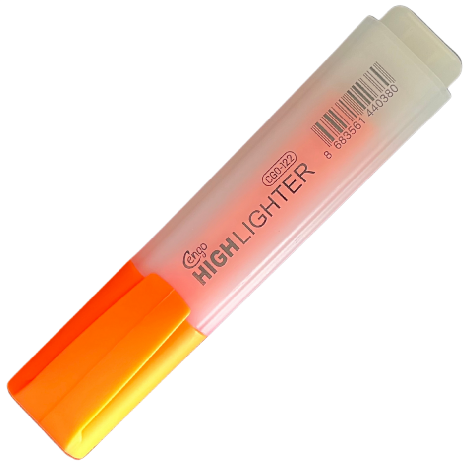 Cengo Highlighter Fosforlu Kalem Turuncu