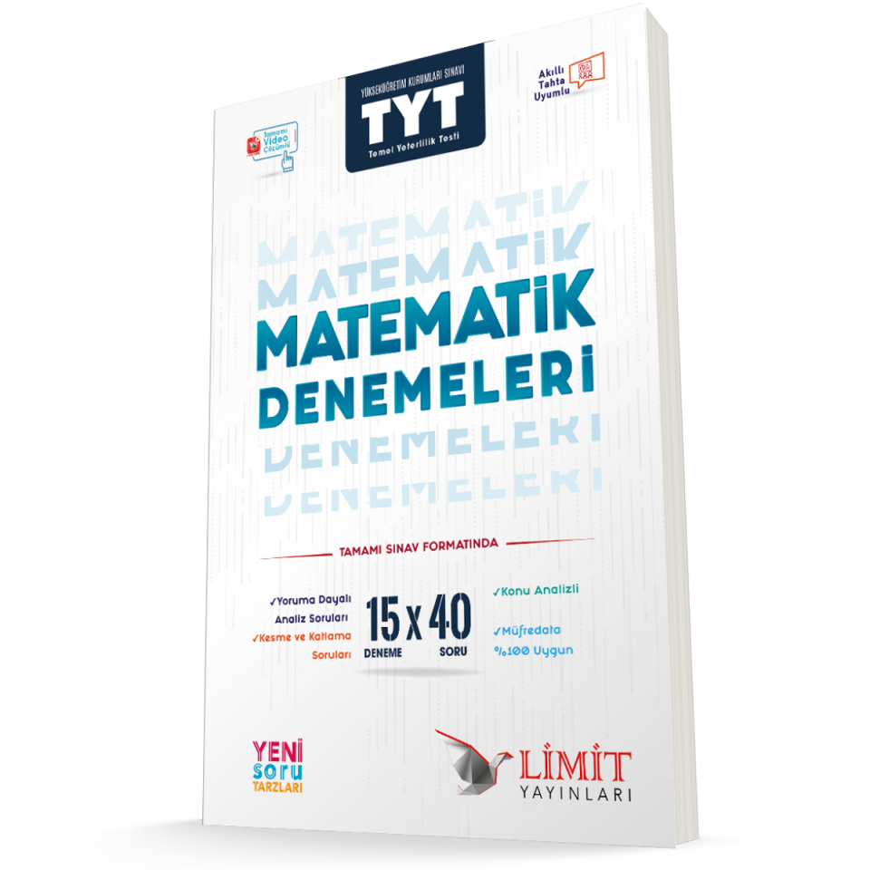 Limit Yayınları TYT 15'li Matematik Denemeleri