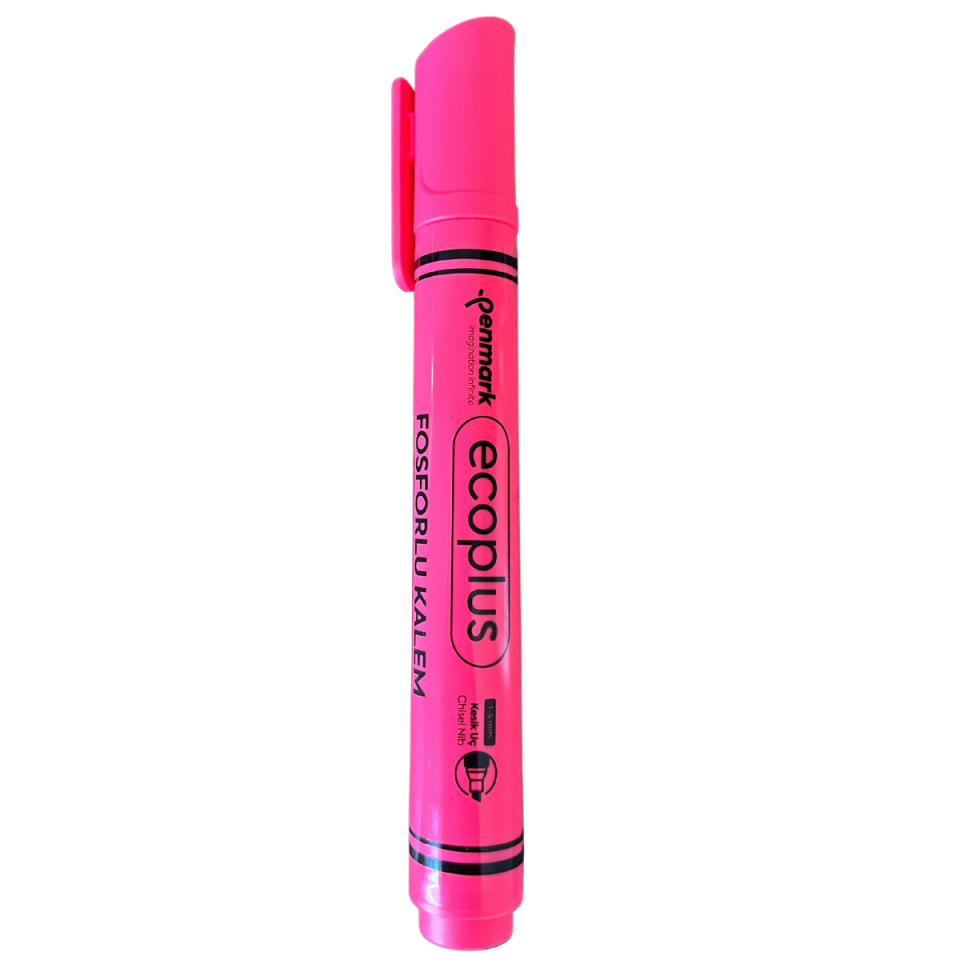 Penmark Hs1300-04 Ecoplus Kalem Tipi Fosforlu Kalem Pembe