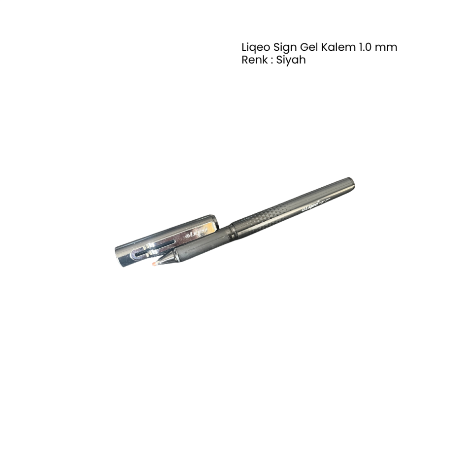 Liqeo Sign Gel Kalem 1.0 mm Siyah