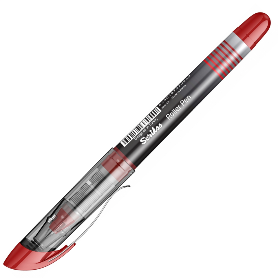 Scrikss SR-68 Roller Kalem 0,7 Mm Kırmızı