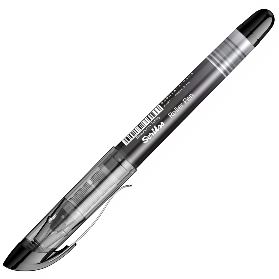 Scrikss SR-68 Roller Kalem 0,7 Mm Siyah