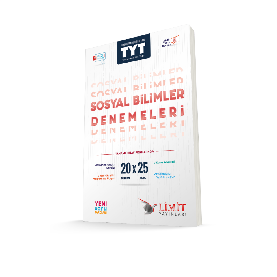Limit Yayınları TYT 20'li Sosyal Bilimler Denemeleri