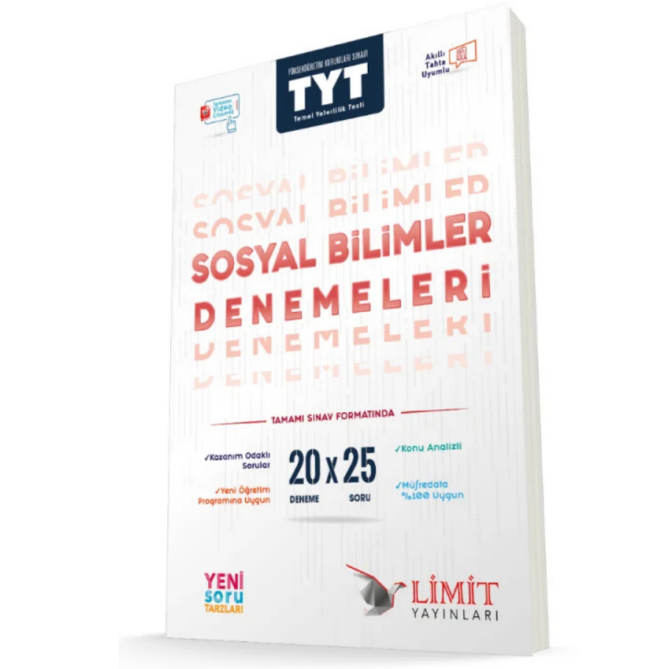 Limit Yayınları TYT 20'li Sosyal Bilimler Denemeleri