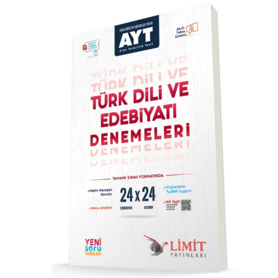 Limit Yayınları AYT 24'Lü Türk Dili Ve Edebiyatı Denemeleri