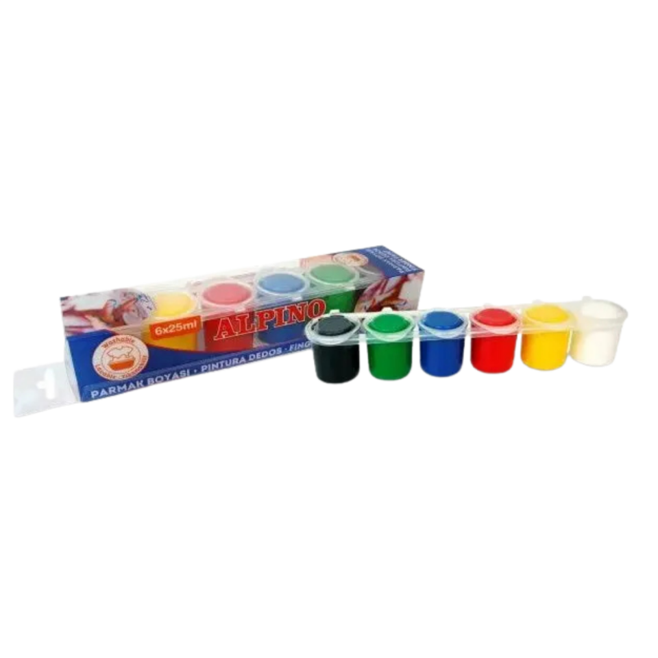 Alpino Dd­030106 Parmak Boyası 6 Renk 25ml