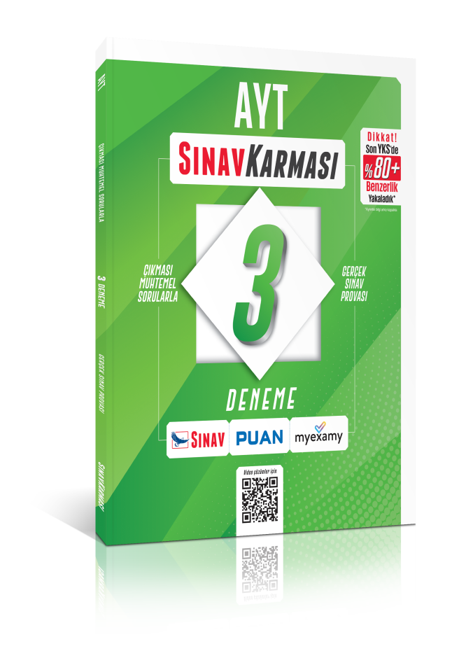 Sınav Yayınları Sınav Karması AYT 3 Deneme