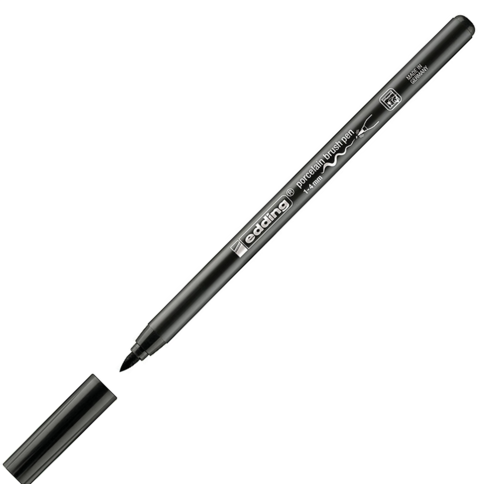 Edding E-4200 Porselen Kalemi Siyah