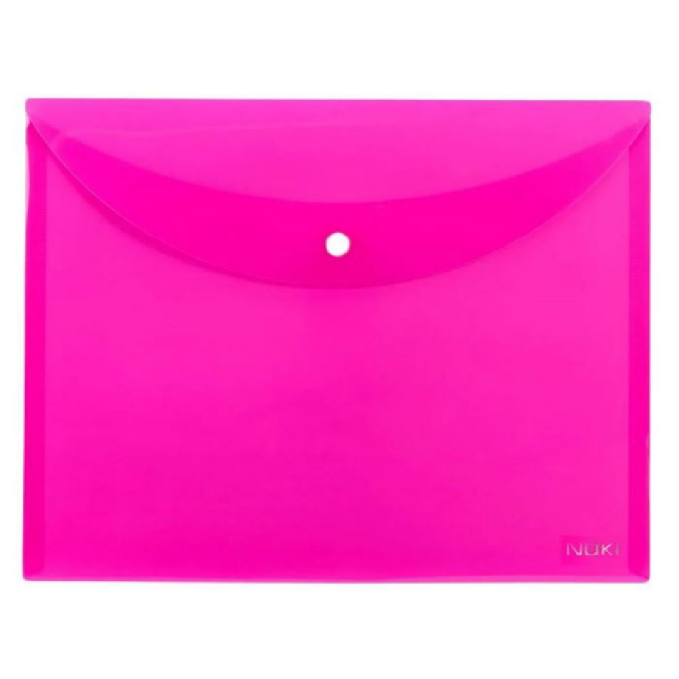 Noki Dosya Çıtçıtlı Evrak Zarfı 3101 Pembe