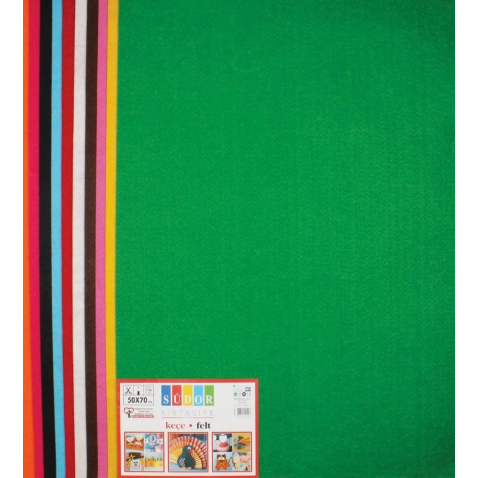 Südor Keçe 50x70 Cm 10 Renk 180 Gr
